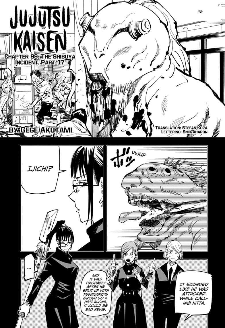 Jujutsu Kaisen Chapter 99 page 2 - Mangakakalot