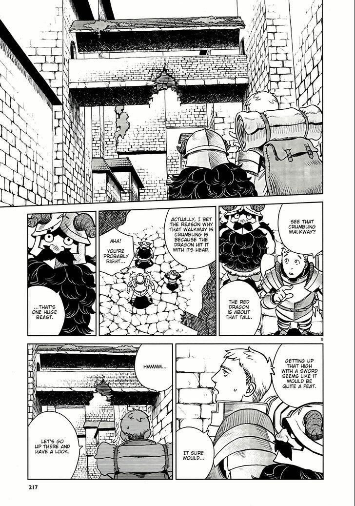 Dungeon Meshi Chapter 23 : Red Dragon page 9 - Mangakakalot