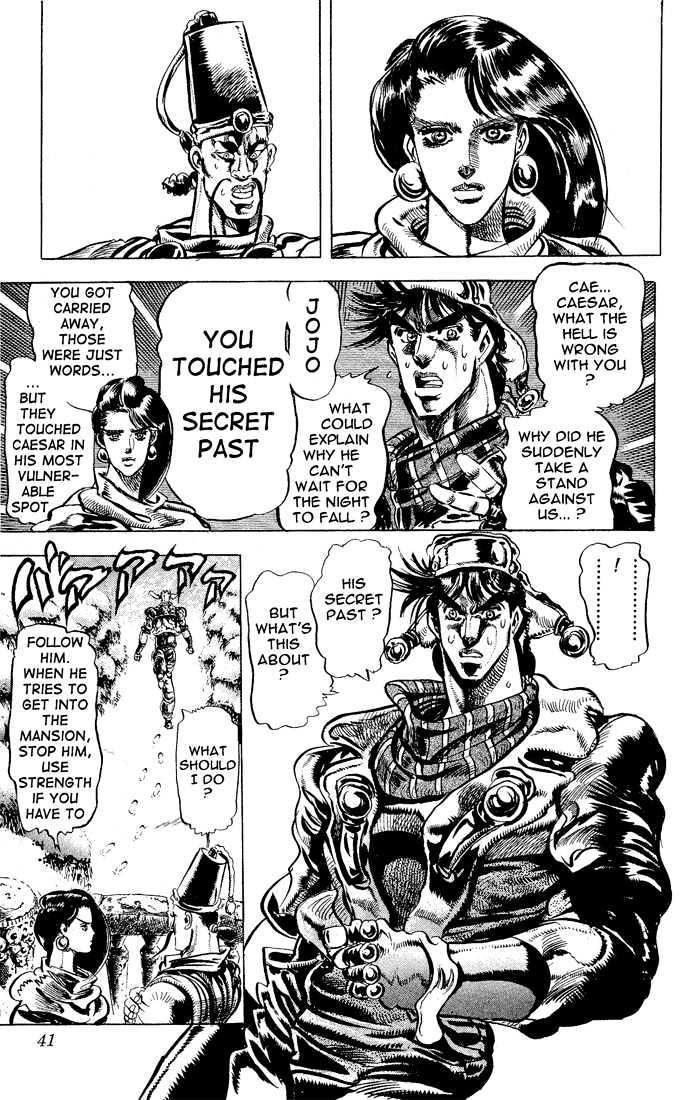 Jojo's Bizarre Adventure Vol.10 Chapter 88 : Caesar - The Anger From The Past page 14 - 