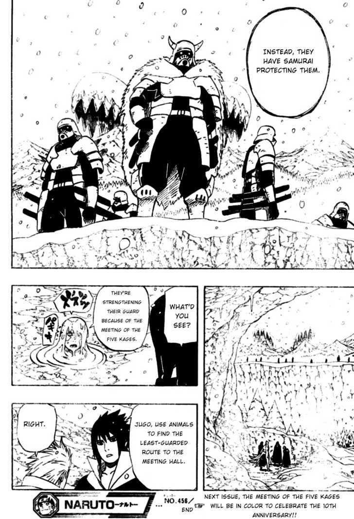 Vol.49 Chapter 456 – Naruto Departs…!! | 16 page