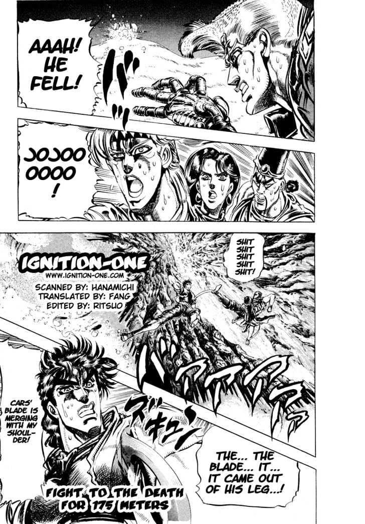 Jojo's Bizarre Adventure Vol.10 Chapter 87 : Fight To The Death For 175 Meters page 1 - 