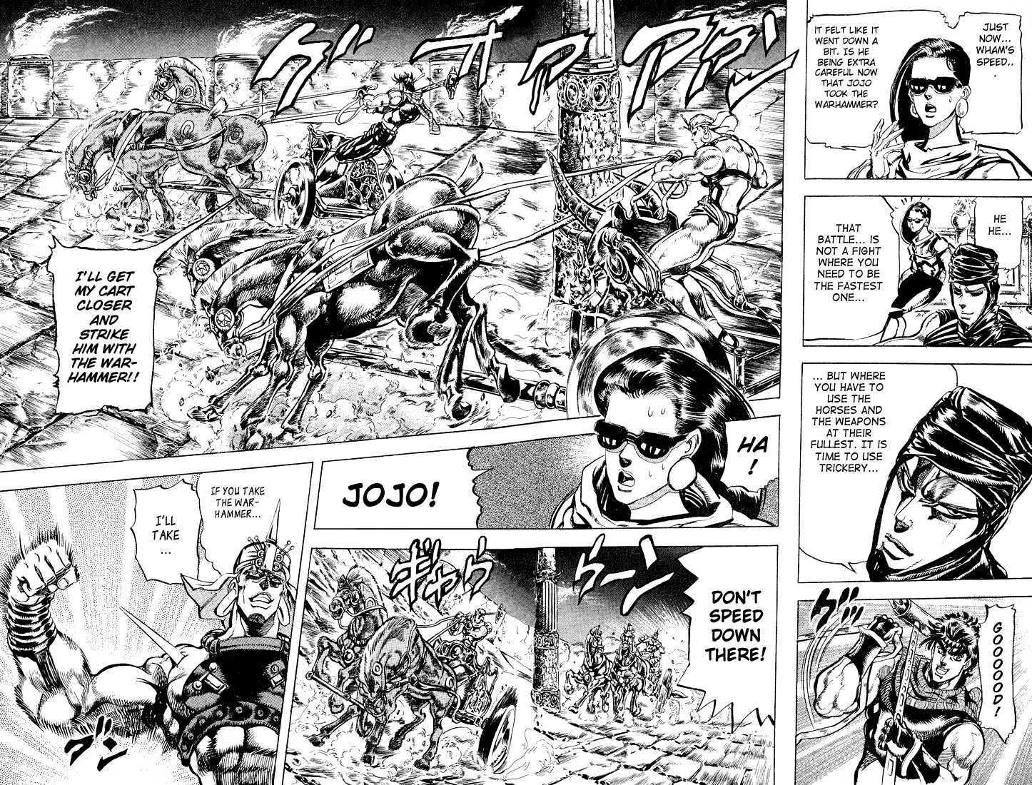 Jojo's Bizarre Adventure Vol.11 Chapter 99 : The Pillar And The Warhammer page 3 - 