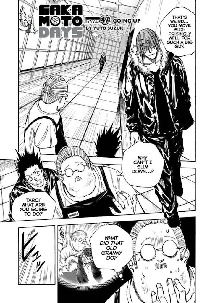 Sakamoto Days Chapter 47 : Days 47 Going Up page 1 - Mangakakalot