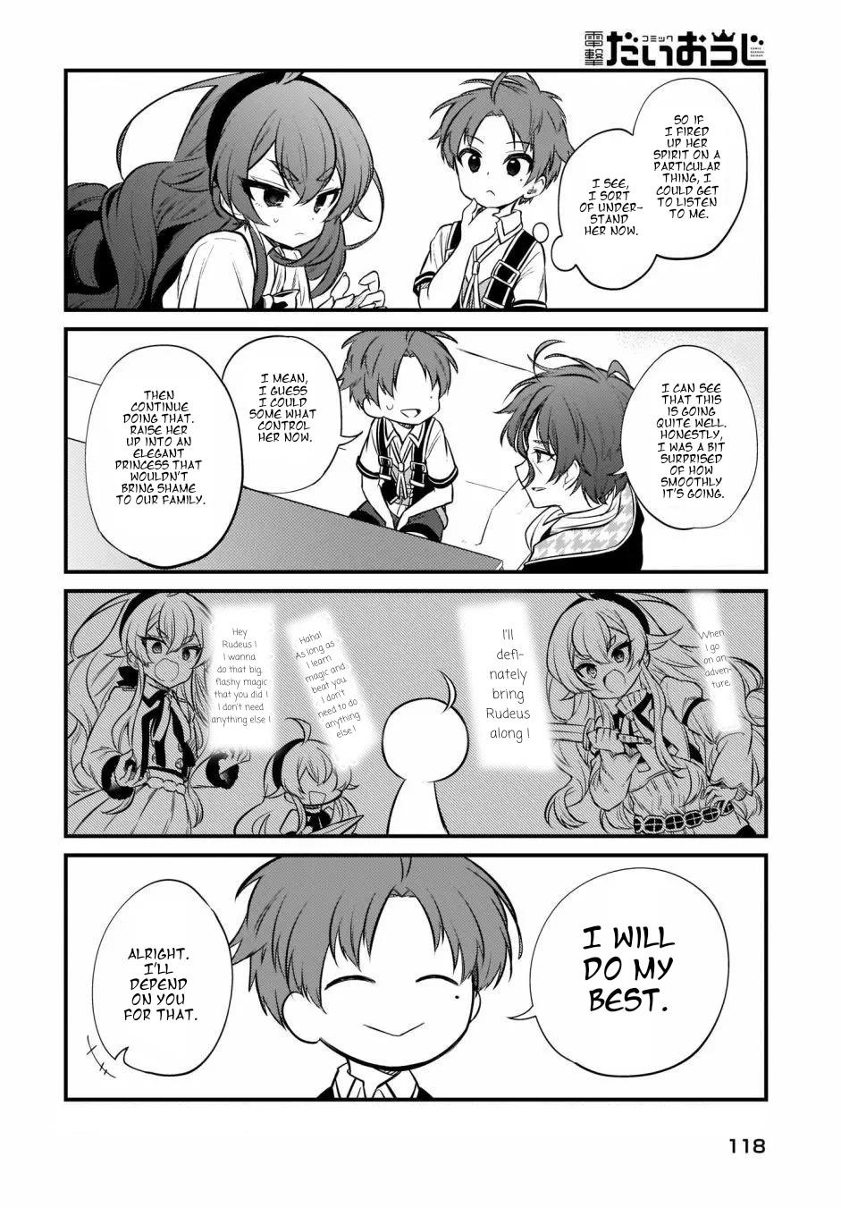 MUSHOKU TENSEI: EVEN IF IT'S A 4-KOMA, I'LL GET SERIOUS chapter-9 Page 13