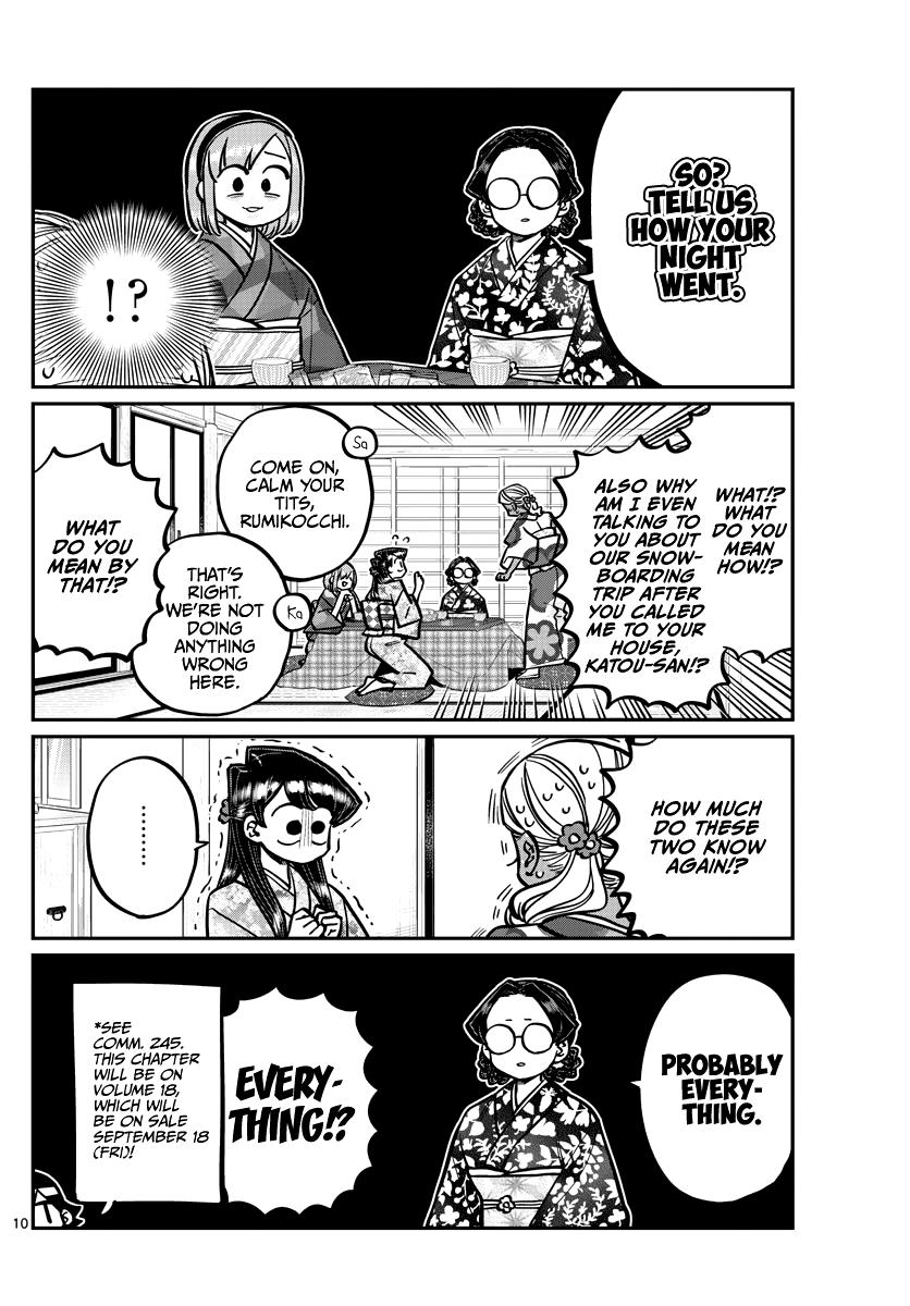 Komi-San Wa Komyushou Desu Chapter 265: Girls Meeting After The Return. page 10 - Mangakakalot