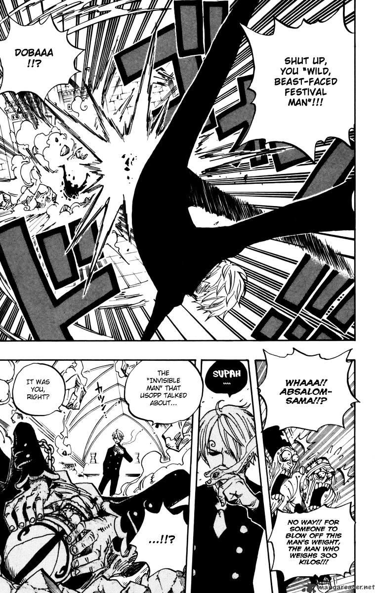 One Piece Chapter 463 : Pirate Sanji Vs. Mystrious Absalom page 15 - Mangakakalot