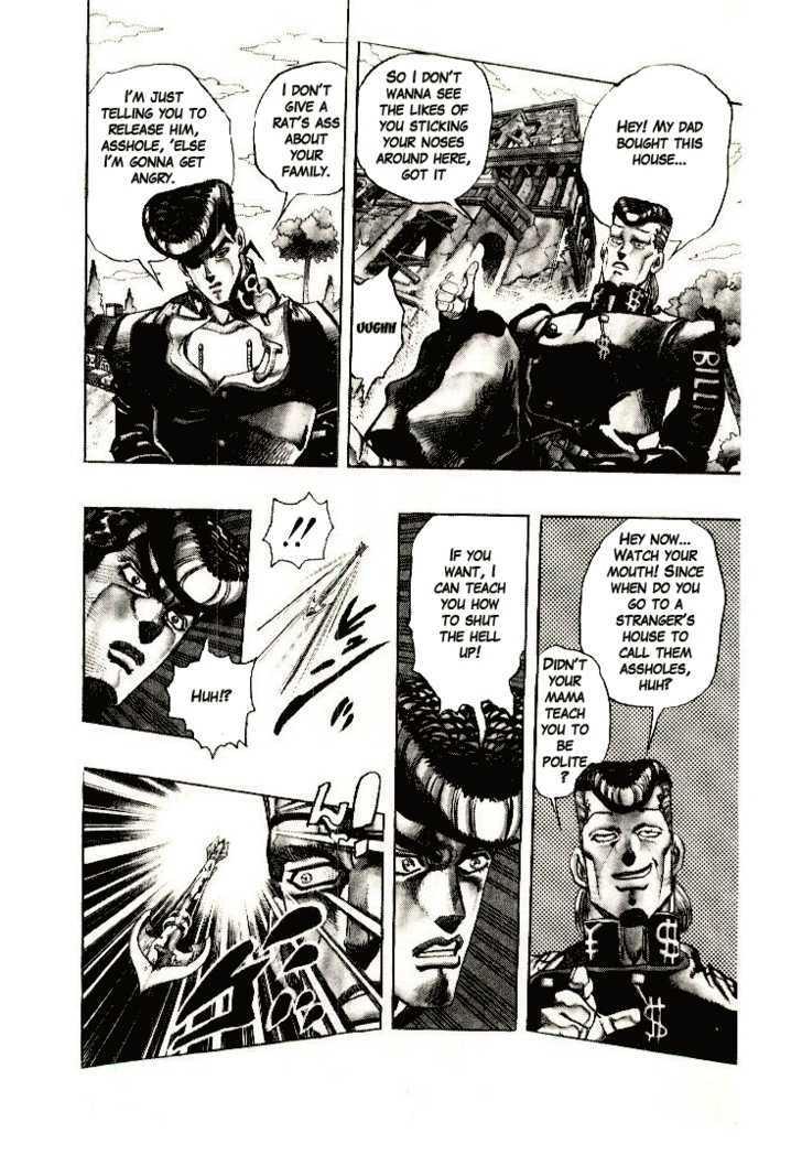Jojo's Bizarre Adventure Vol.29 Chapter 274 : The Nijimura Brothers Part 1 page 14 - 