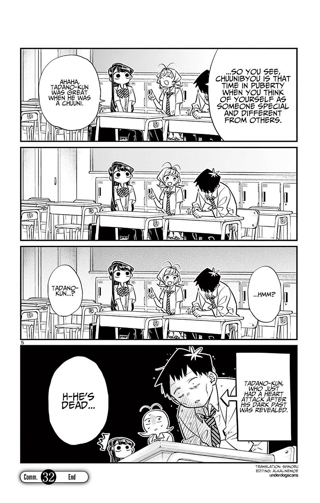 Komi-San Wa Komyushou Desu Vol.2 Chapter 32: Tadano-Kun's Junior High Days page 5 - Mangakakalot