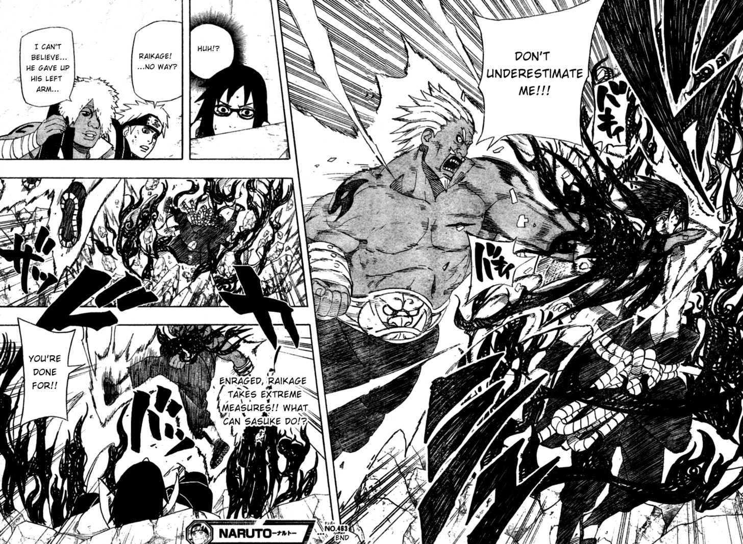 Vol.49 Chapter 463 – Sasuke vs. the Raikage!! | 15 page