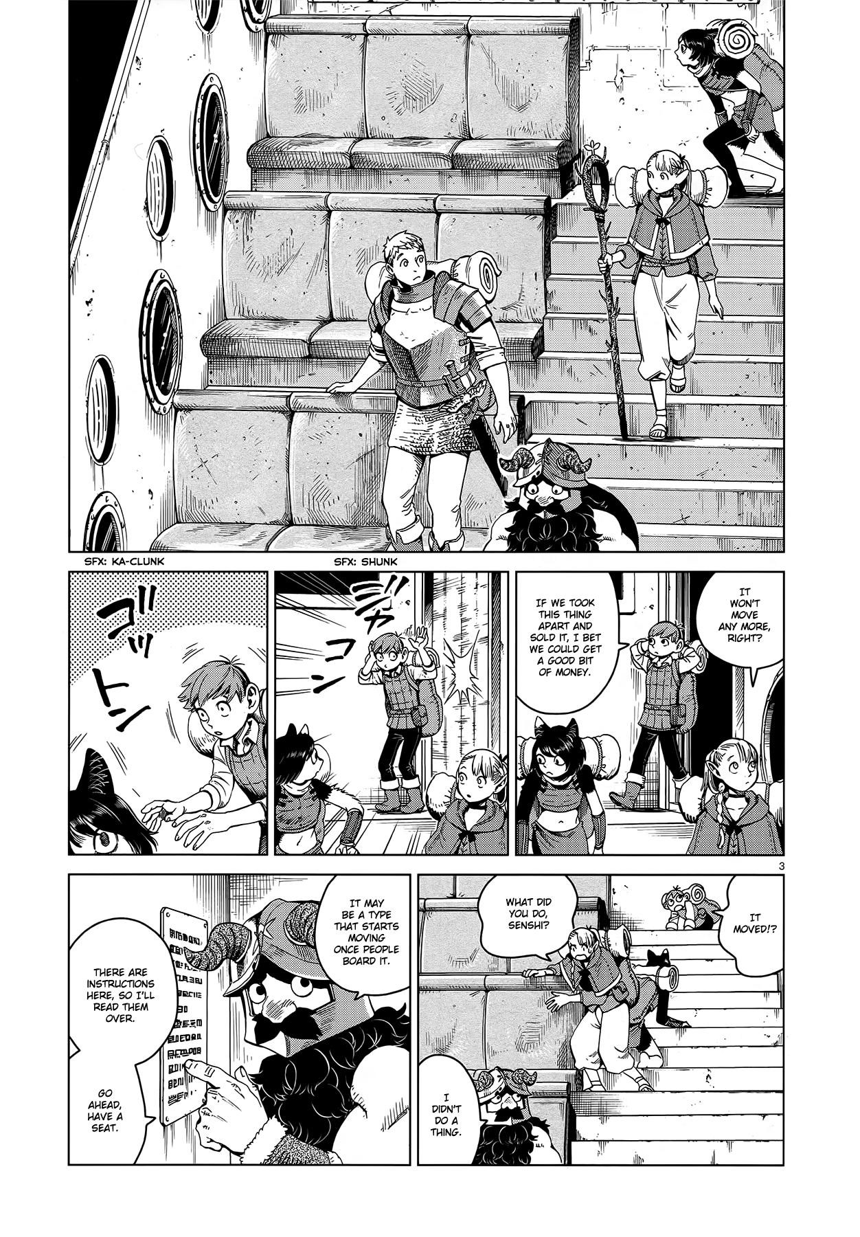 Dungeon Meshi Chapter 52: Bacon And Eggs page 3 - Mangakakalot