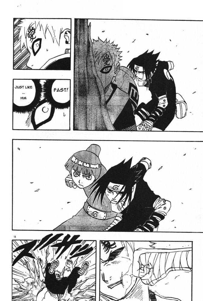 Vol.13 Chapter 111 – Sasuke vs. Gaara!! | 18 page