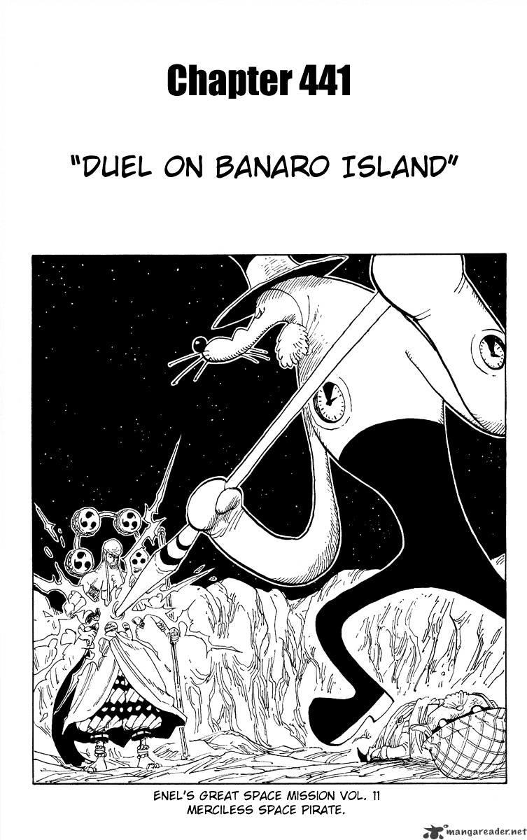 One Piece Chapter 441 : Duel On Banaro Island page 11 - Mangakakalot
