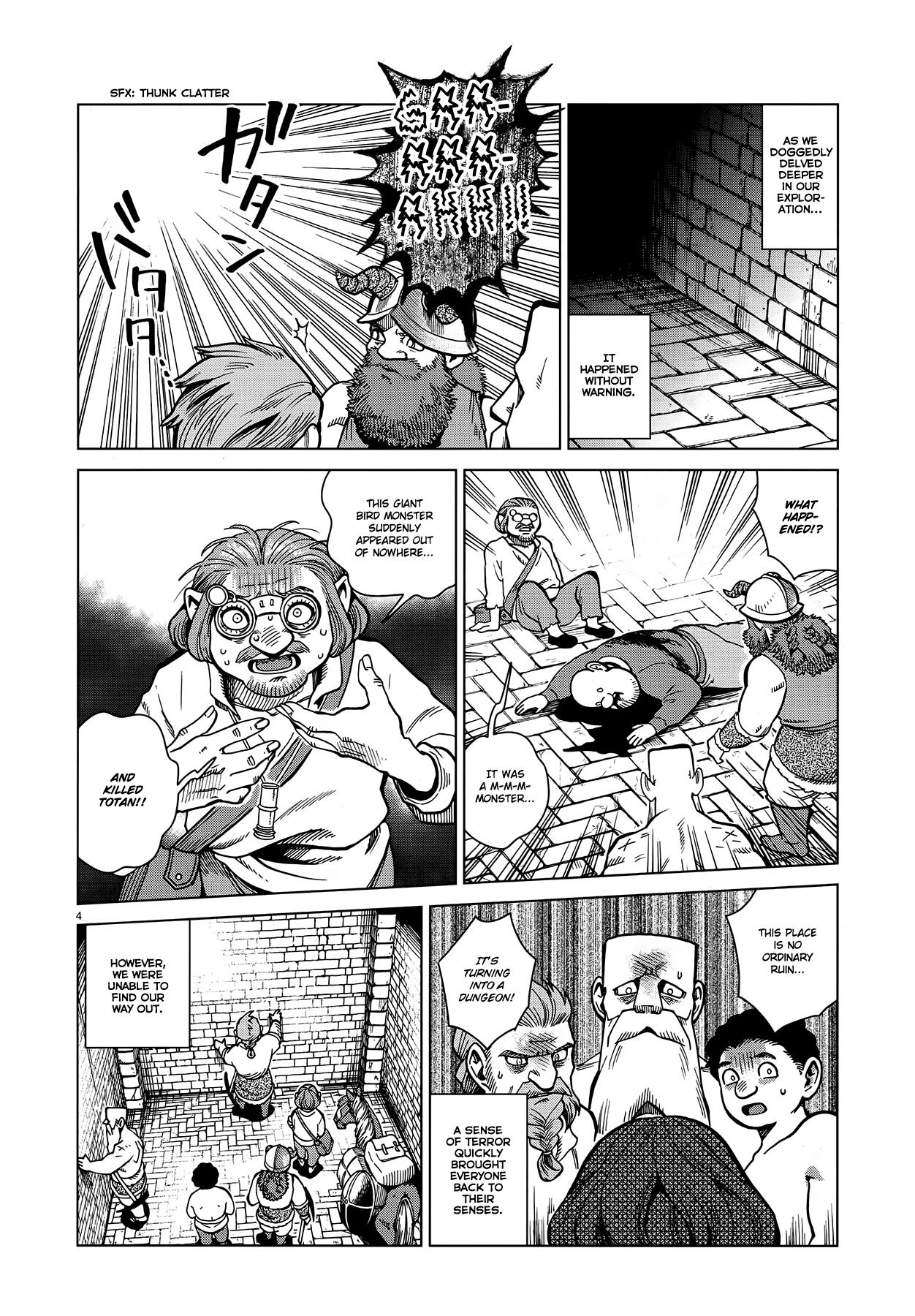 Dungeon Meshi Chapter 49: Griffin Soup page 4 - Mangakakalot