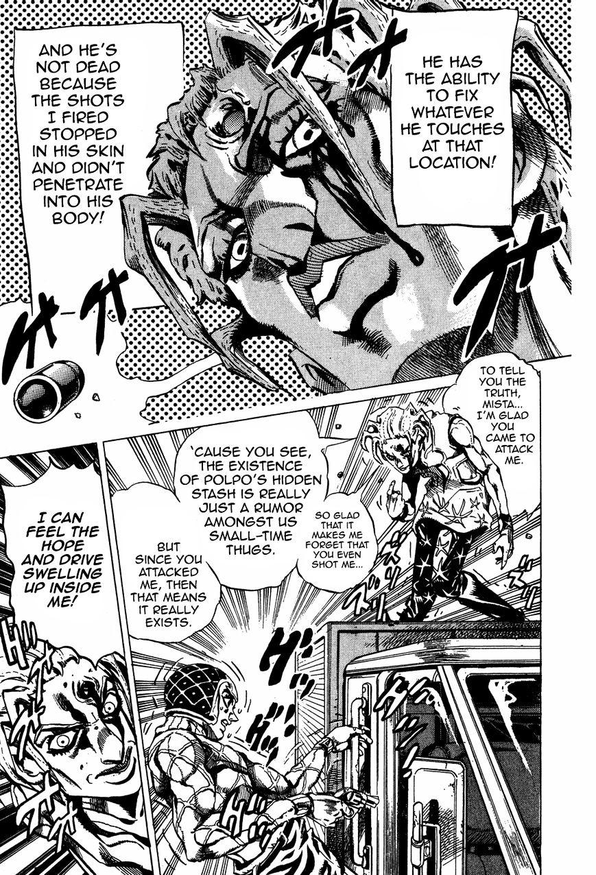 Jojo's Bizarre Adventure Vol.50 Chapter 465 : Sex Pistols Appear! - Part 4 page 12 - 