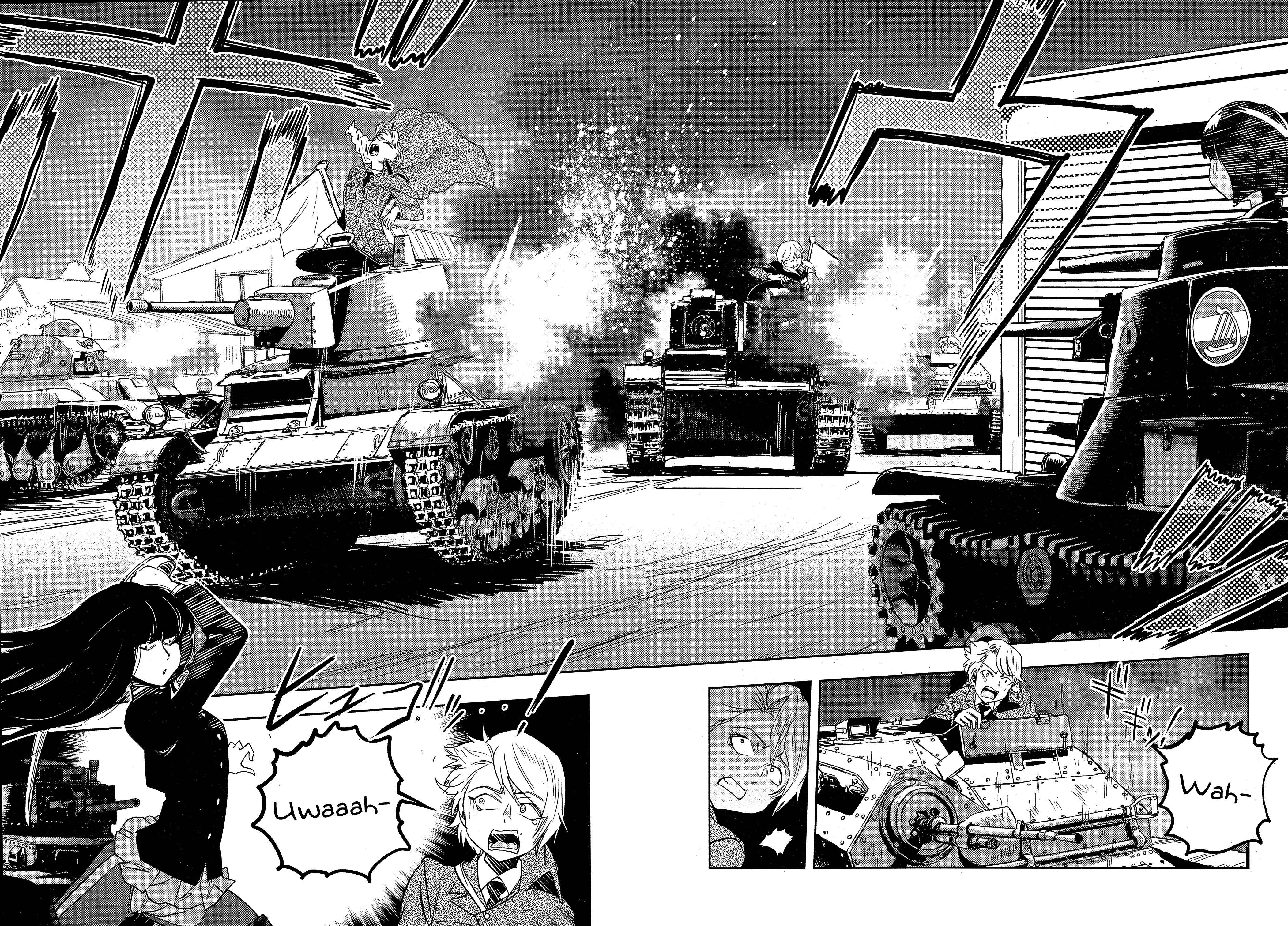 манга girl and panzer фото 14