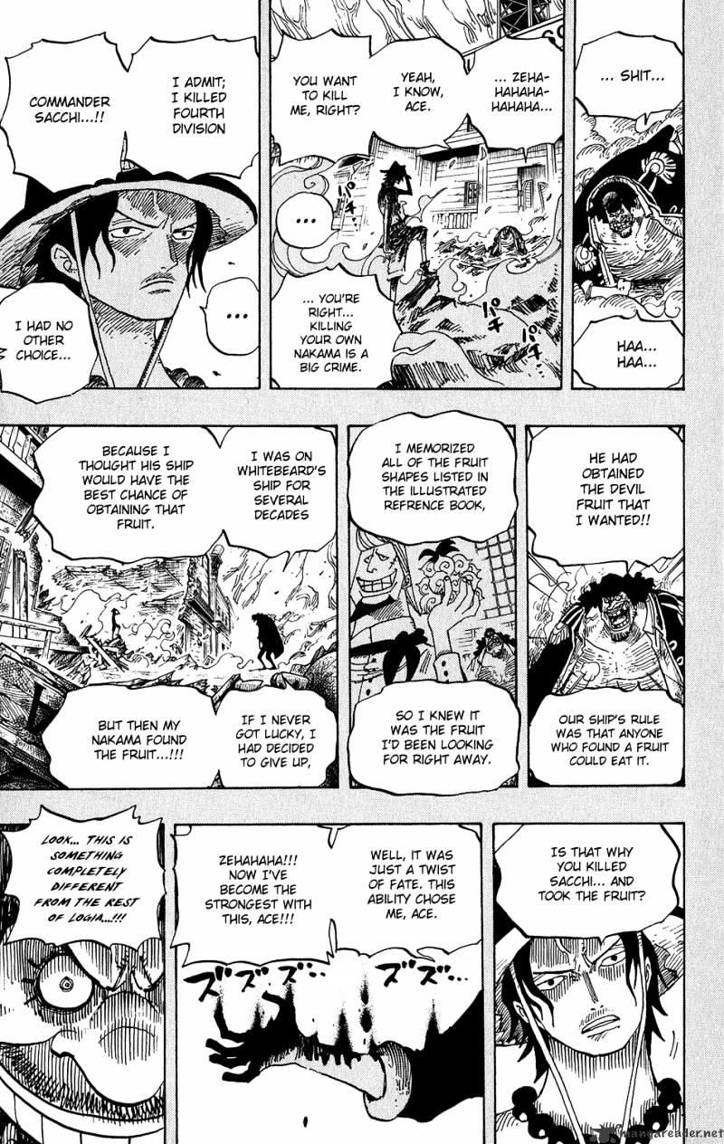 One Piece Chapter 440 : Firefist Vs Blackbeard page 17 - Mangakakalot