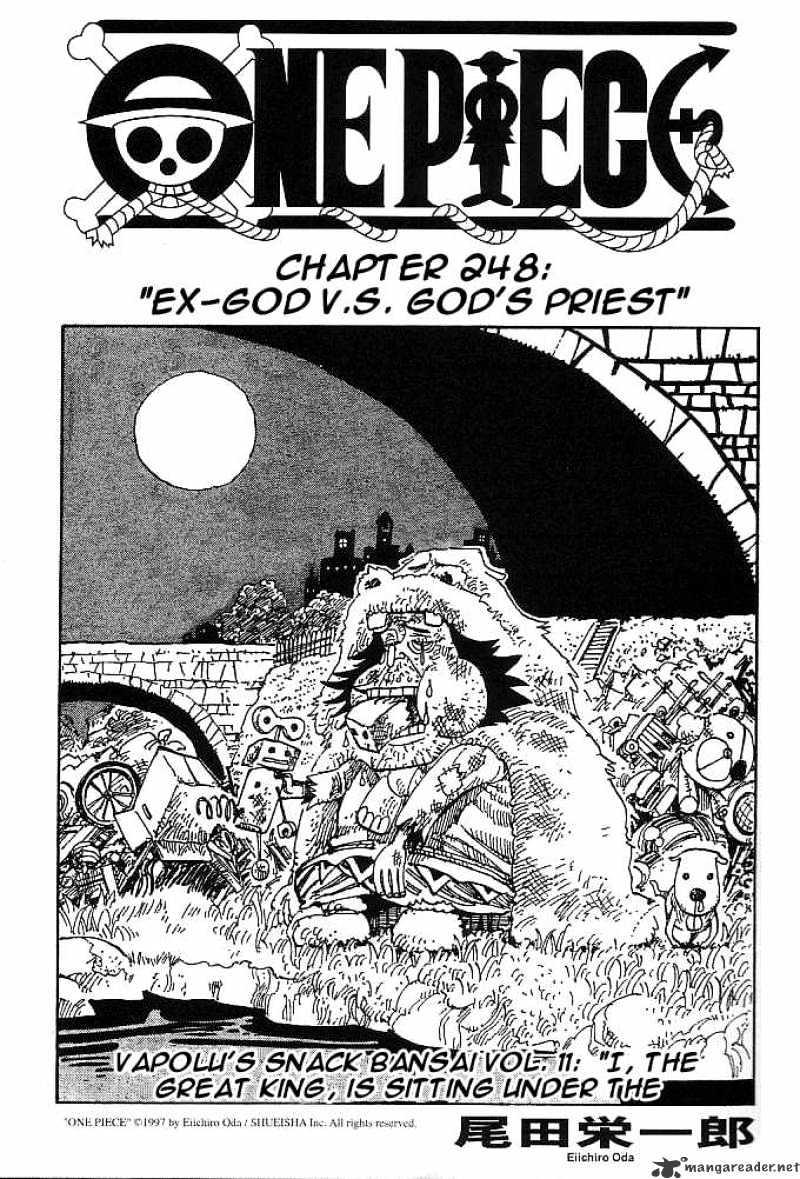 One Piece Chapter 248 : Ex-God Vs God S Priest page 1 - Mangakakalot