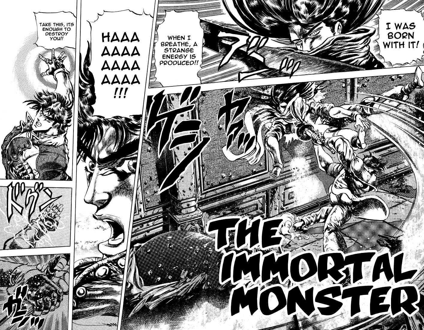 Jojo's Bizarre Adventure Vol.6 Chapter 50 : The Immortal Monster page 1 - 