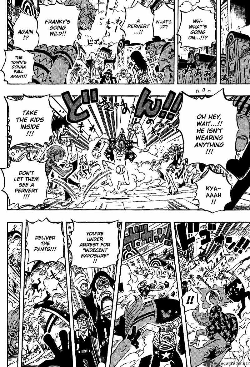 One Piece Chapter 436 : Pants From Fankyhouse page 13 - Mangakakalot