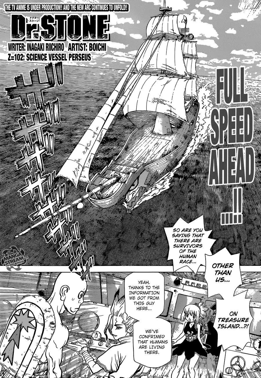 Read Dr Stone Chapter 102 Science Vessel Perseus On Mangakakalot