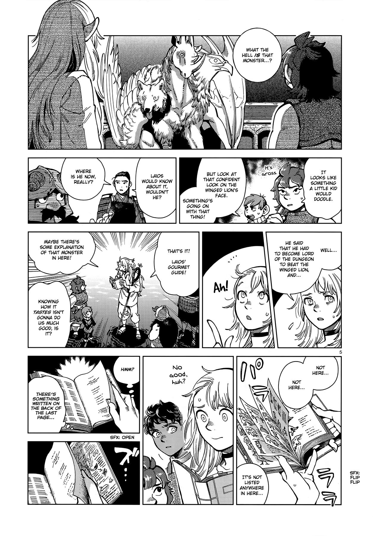 Dungeon Meshi Chapter 90: Winged Lion V page 4 - Mangakakalot