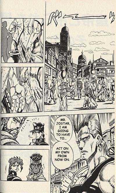 Jojo's Bizarre Adventure Vol.15 Chapter 141 : The Emperor And The Hanged Man Pt.2 page 2 - 