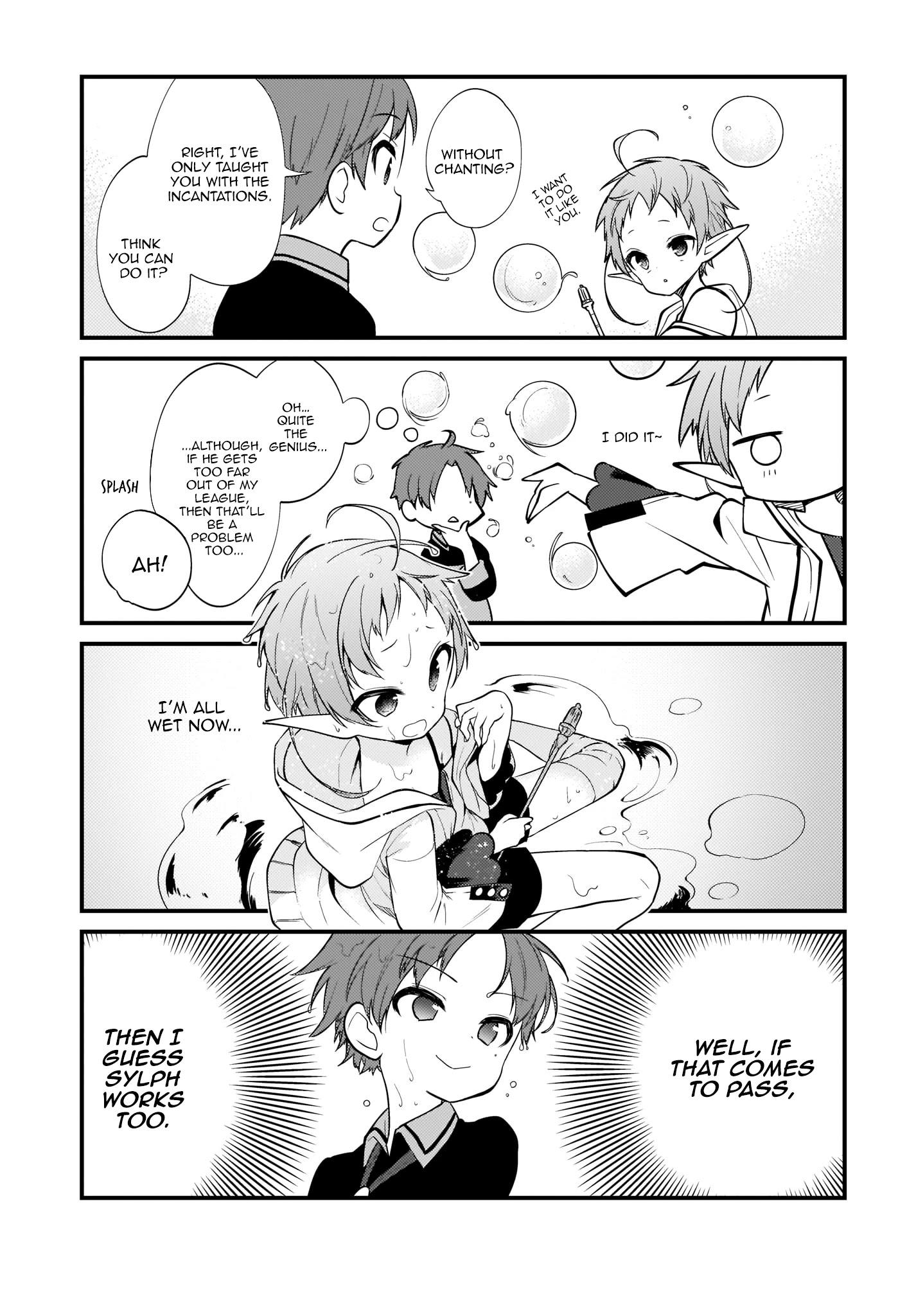 MUSHOKU TENSEI: EVEN IF IT'S A 4-KOMA, I'LL GET SERIOUS chapter-3 Page 13