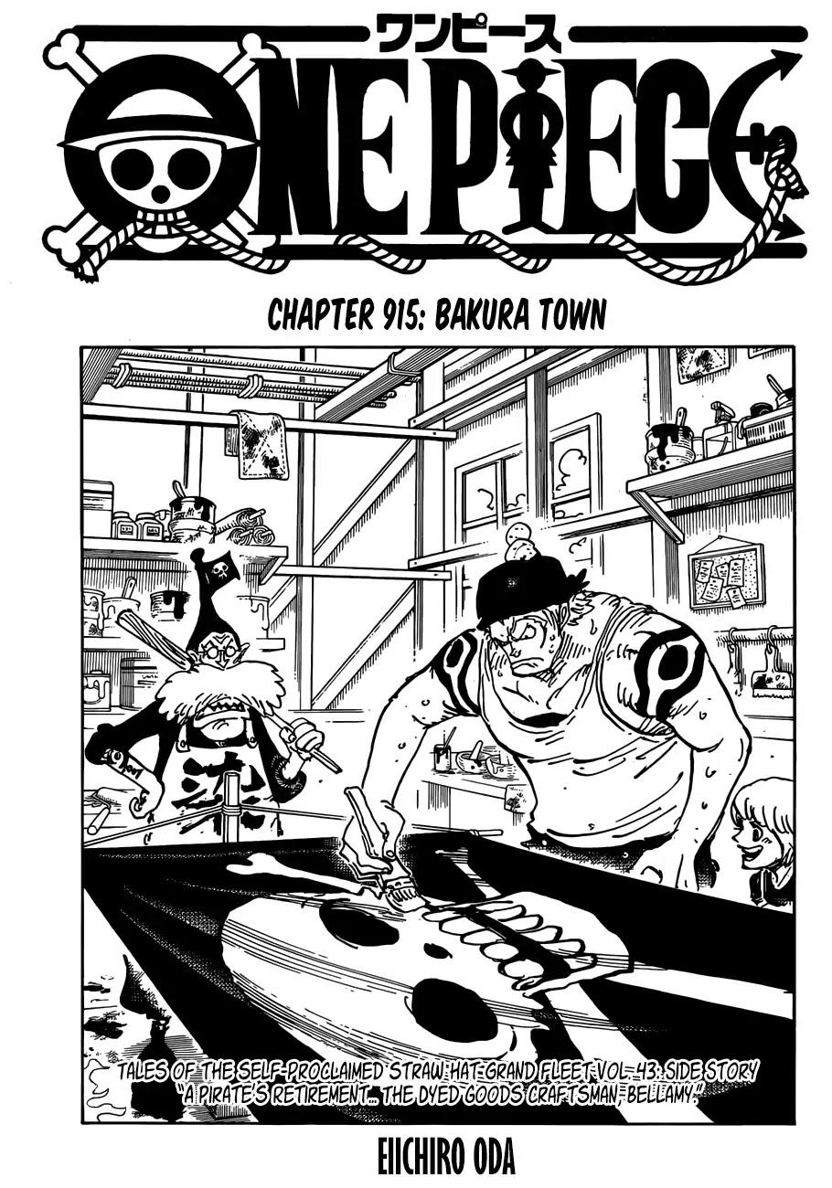 Read One Piece Chapter 915 Baruka Town On Mangakakalot