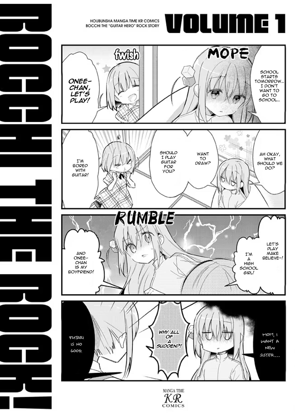 Bocchi The Rock  Chapter 13.5: Volume 1 Extras page 4 - 