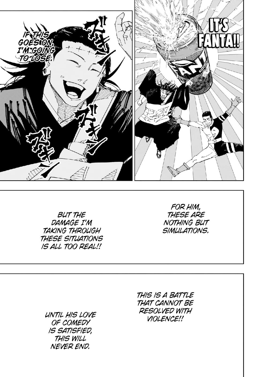 Jujutsu Kaisen Chapter 242: Idiot Survivor!! ~Soar Ever Higher~ page 17 - Mangakakalot