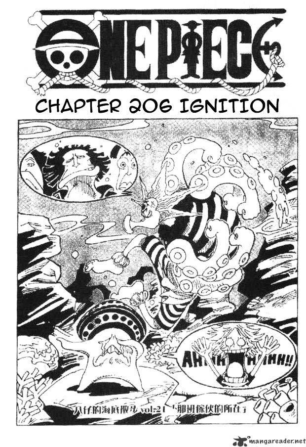 One Piece Chapter 206 : Ignition page 1 - Mangakakalot