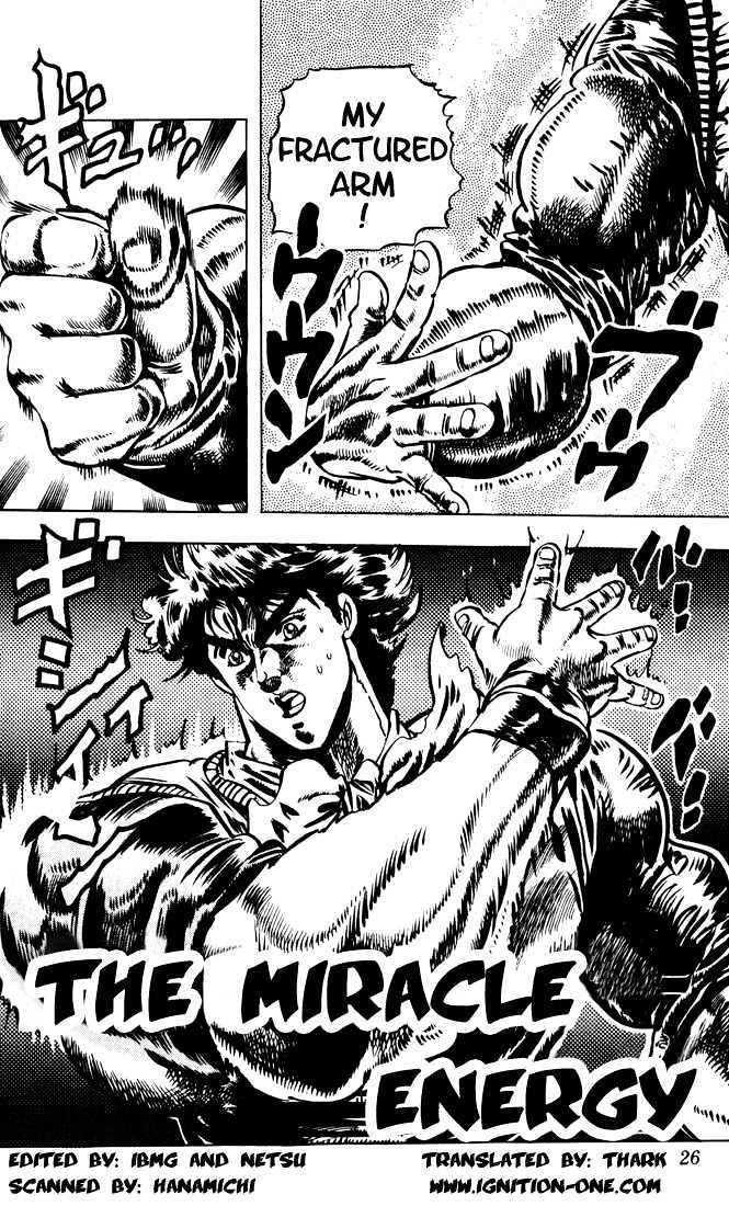 Jojo's Bizarre Adventure Vol.3 Chapter 19 : The Miracle Energy page 1 - 