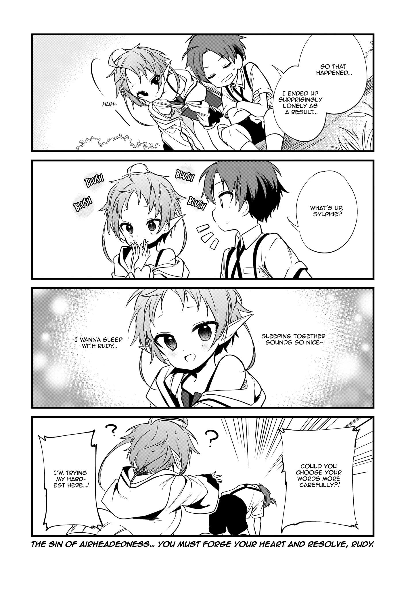 MUSHOKU TENSEI: EVEN IF IT'S A 4-KOMA, I'LL GET SERIOUS chapter-4 Page 18