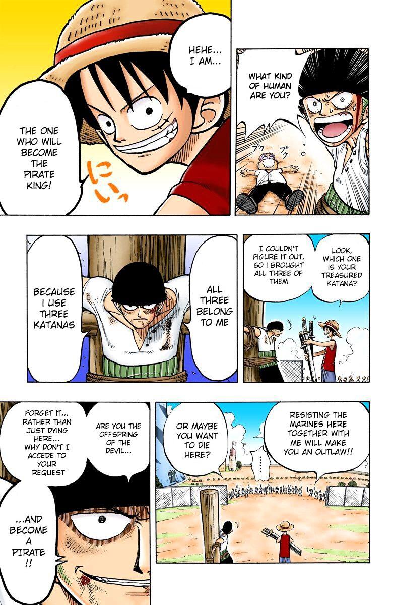 One Piece Chapter 5 (V3) : The Pirate King And The Great Swordsman page 20 - Mangakakalot