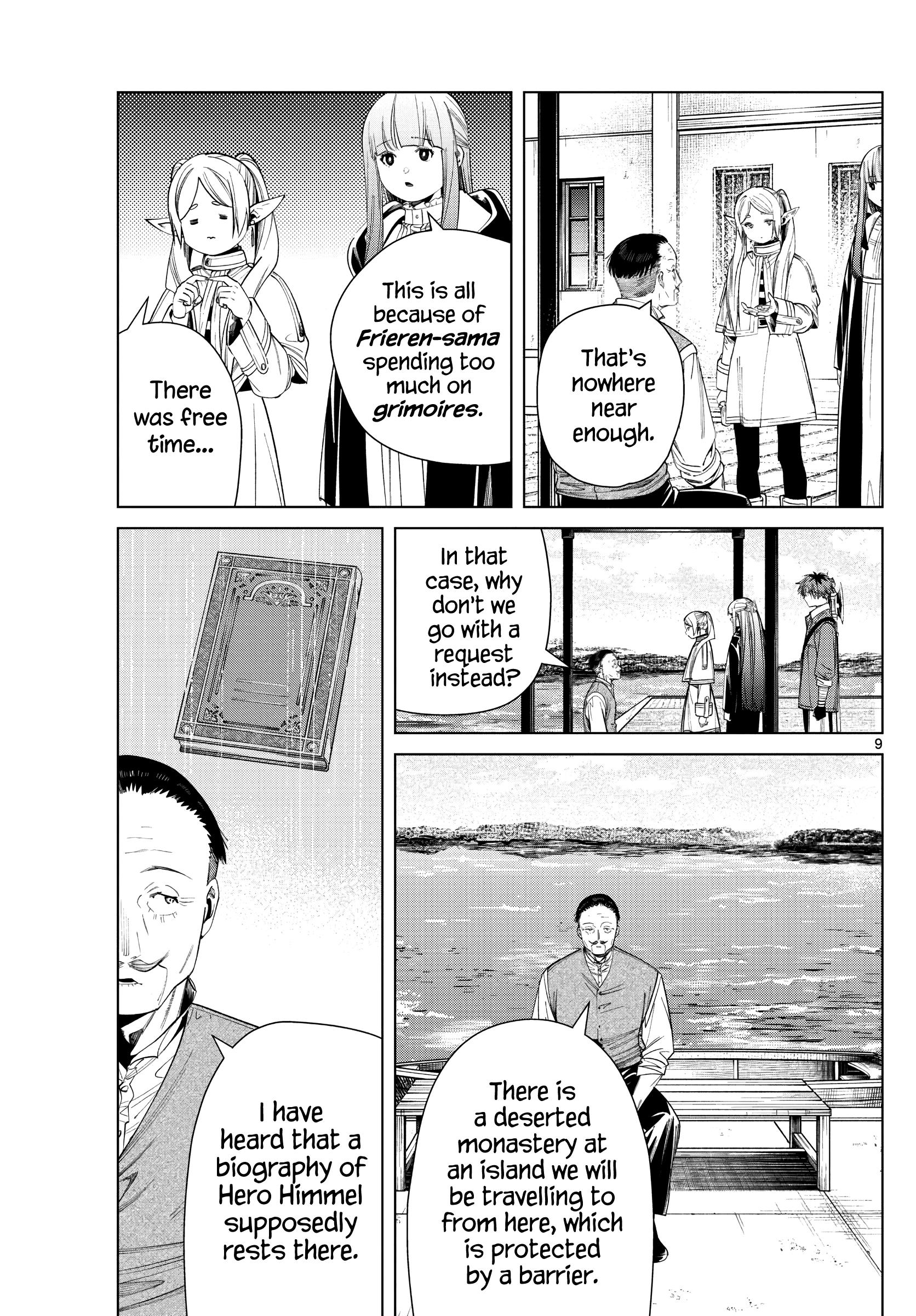 Sousou No Frieren Chapter 78: Lake Korridor page 9 - Mangakakalot