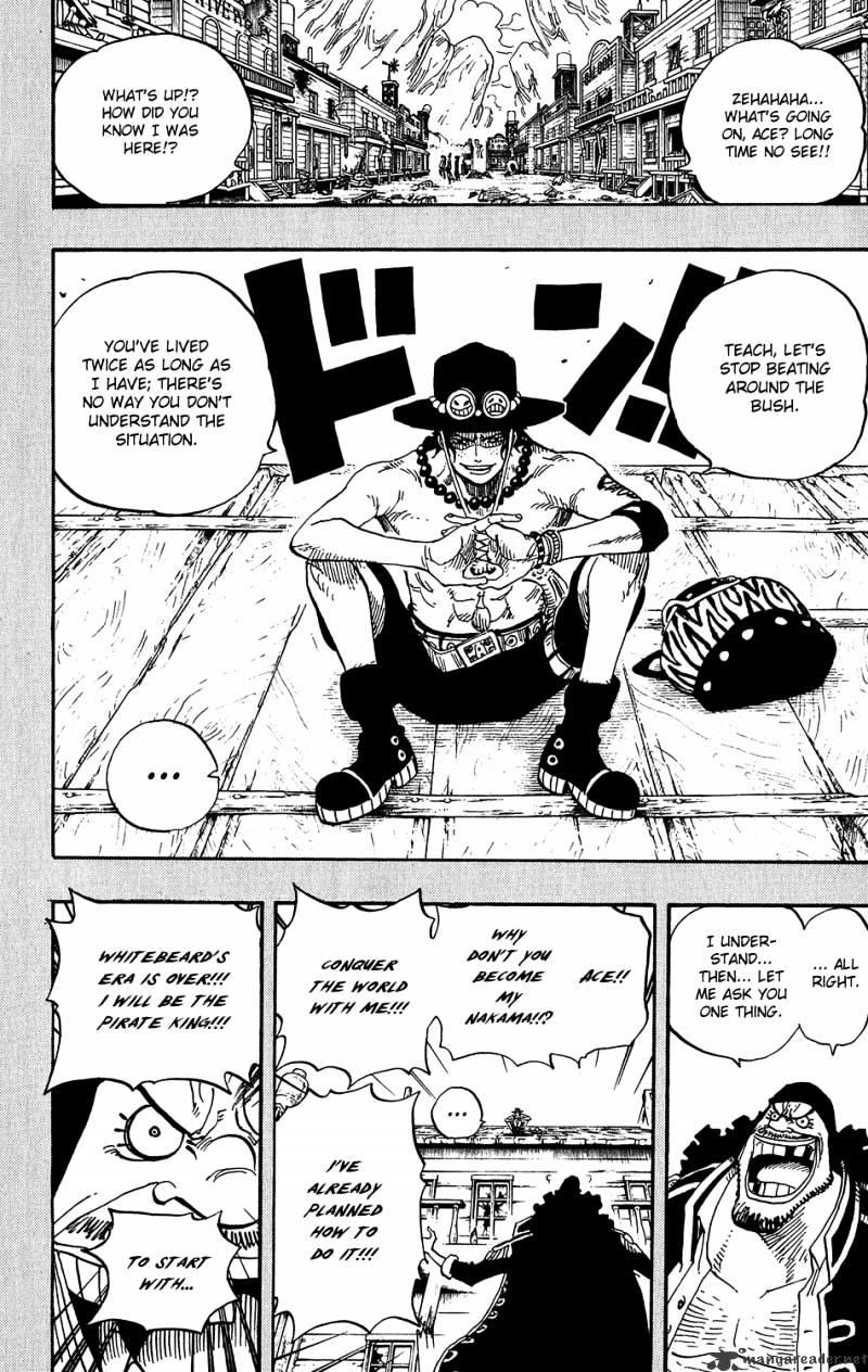 One Piece Chapter 440 : Firefist Vs Blackbeard page 12 - Mangakakalot