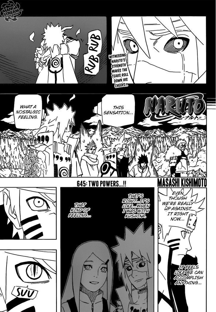 Vol.67 Chapter 645 – Two Powers…!! | 1 page