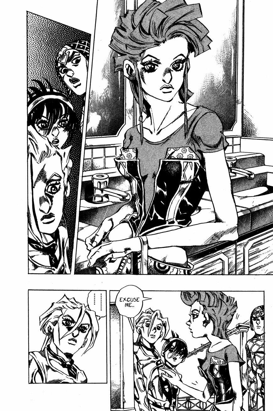 Jojo's Bizarre Adventure Vol.50 Chapter 469 : Officer Buccellati; First Orders From The Boss page 14 - 