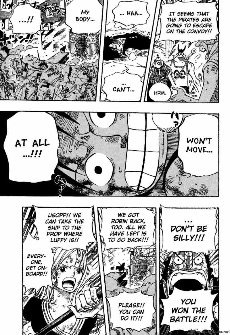 One Piece Chapter 428 : Let S Go Back page 9 - Mangakakalot
