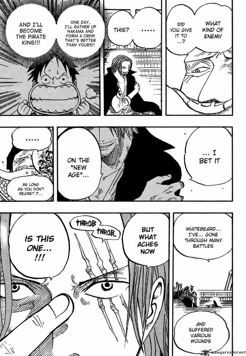 One Piece Chapter 434 : Whitebeard And Redhaired page 10 - Mangakakalot