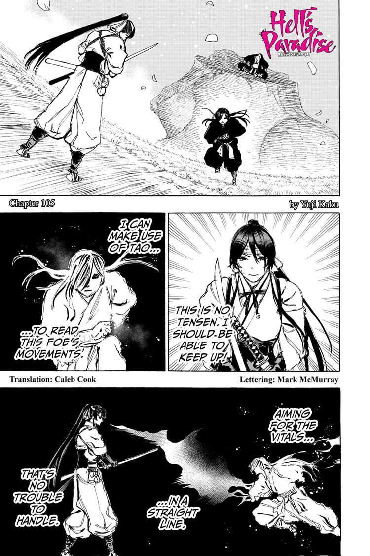 Hell's Paradise: Jigokuraku Chapter 105 page 1 - Mangakakalot
