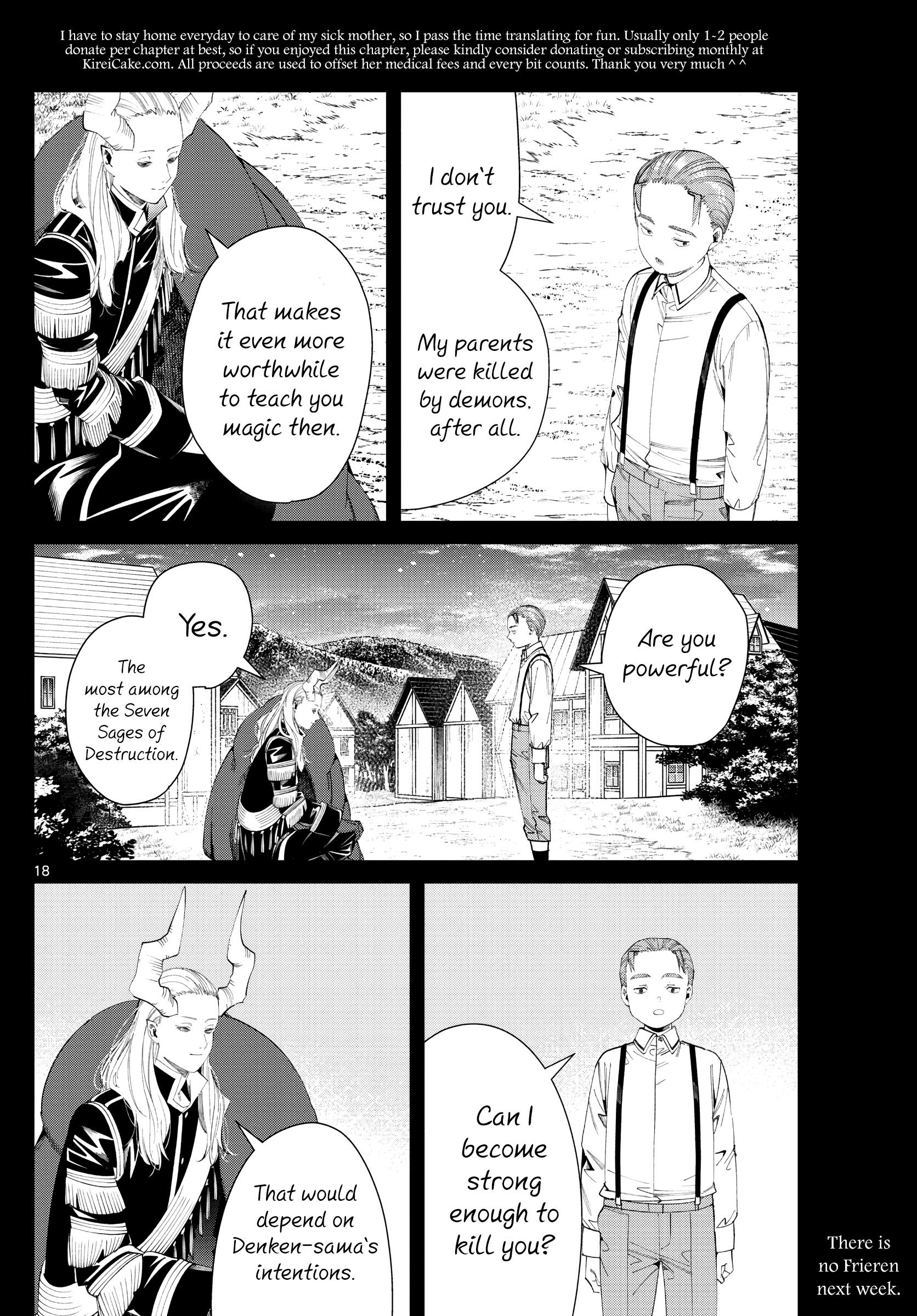 Sousou No Frieren Chapter 91: Front Stage page 18 - Mangakakalot