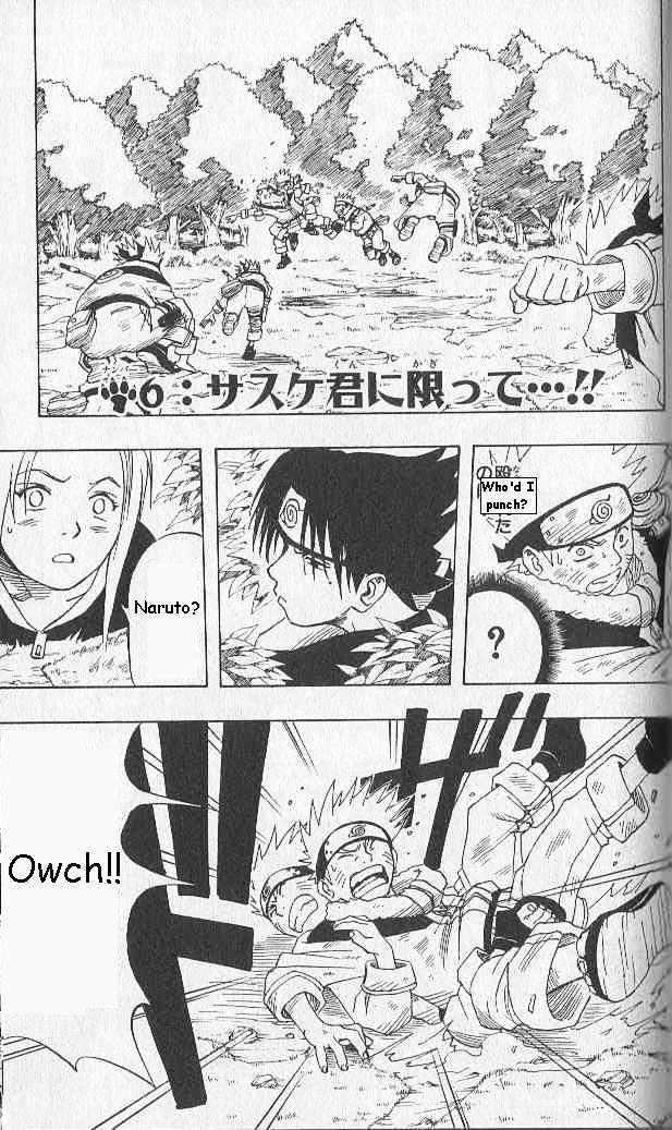 Vol.1 Chapter 6 – Only for Sasuke…!! | 1 page