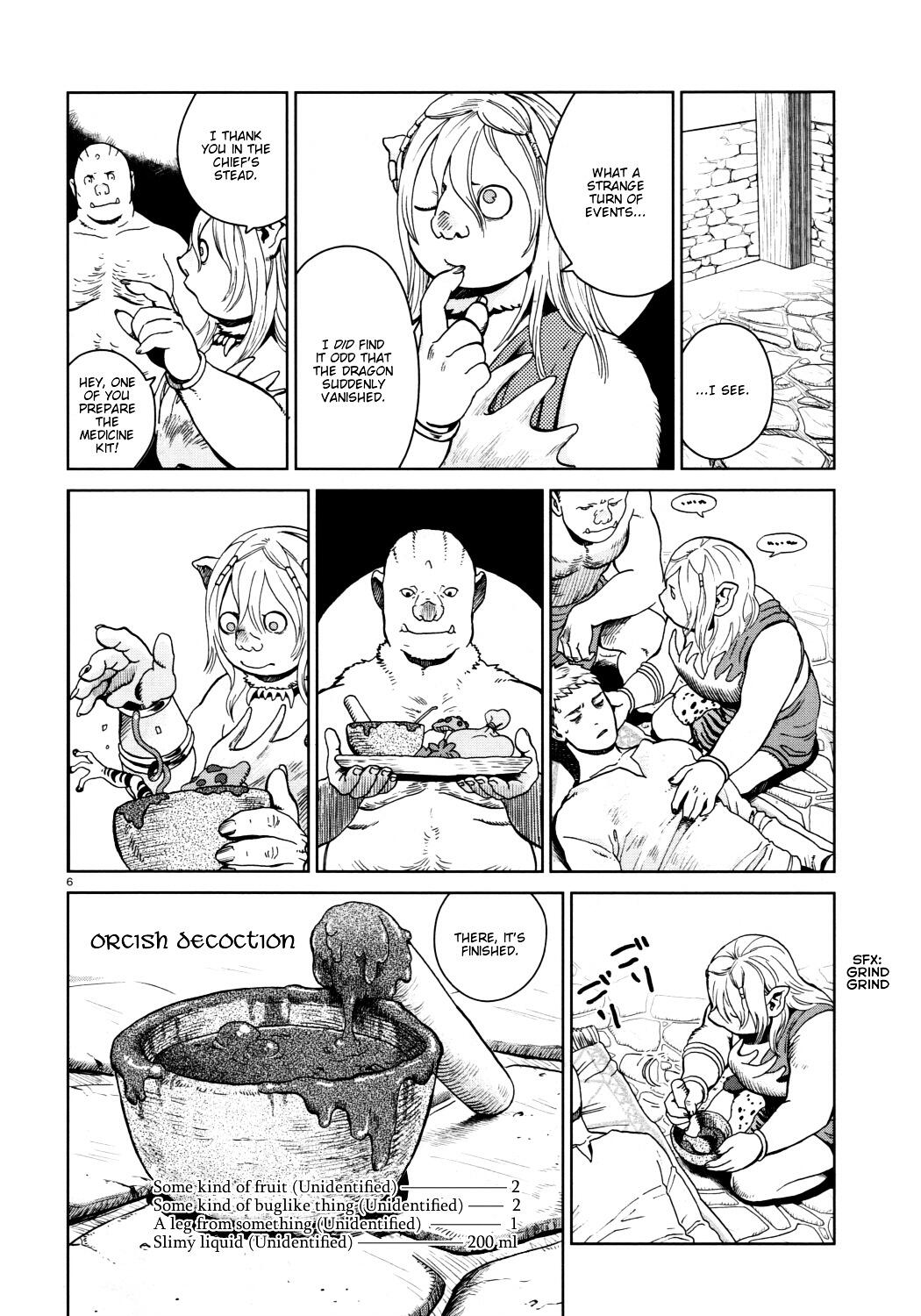 Dungeon Meshi Chapter 30 : Good Medicine page 6 - Mangakakalot