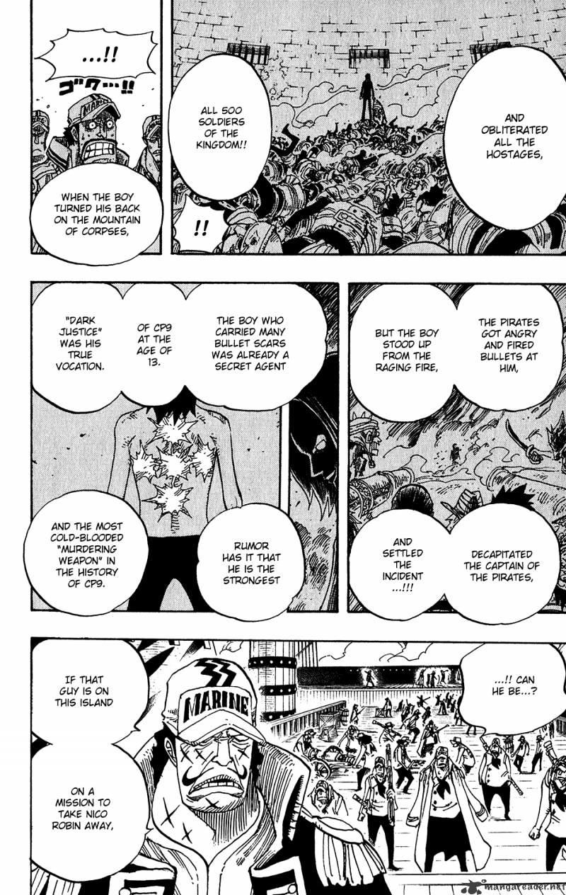 One Piece Chapter 422 : Rob Lucci page 4 - Mangakakalot