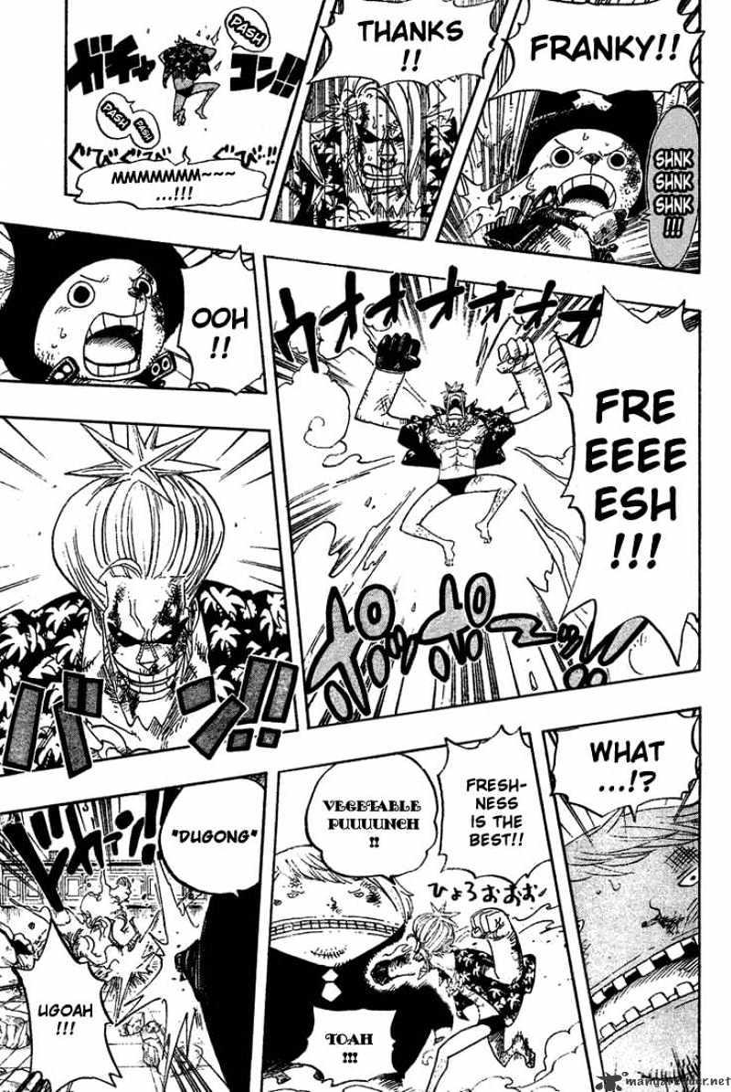 One Piece Chapter 404 : Franky Vs Fukurou page 15 - Mangakakalot