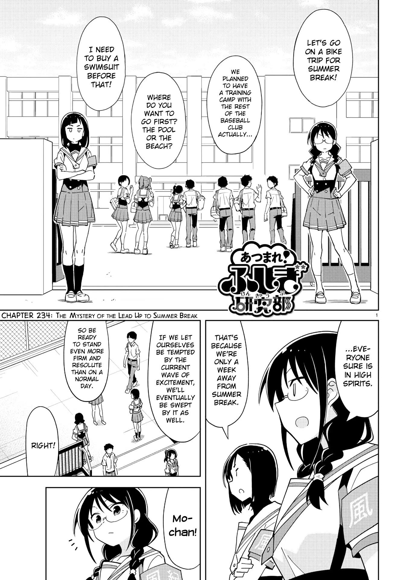 Read Atsumare! Fushigi Kenkyu-Bu Chapter 234: The Mystery Of The