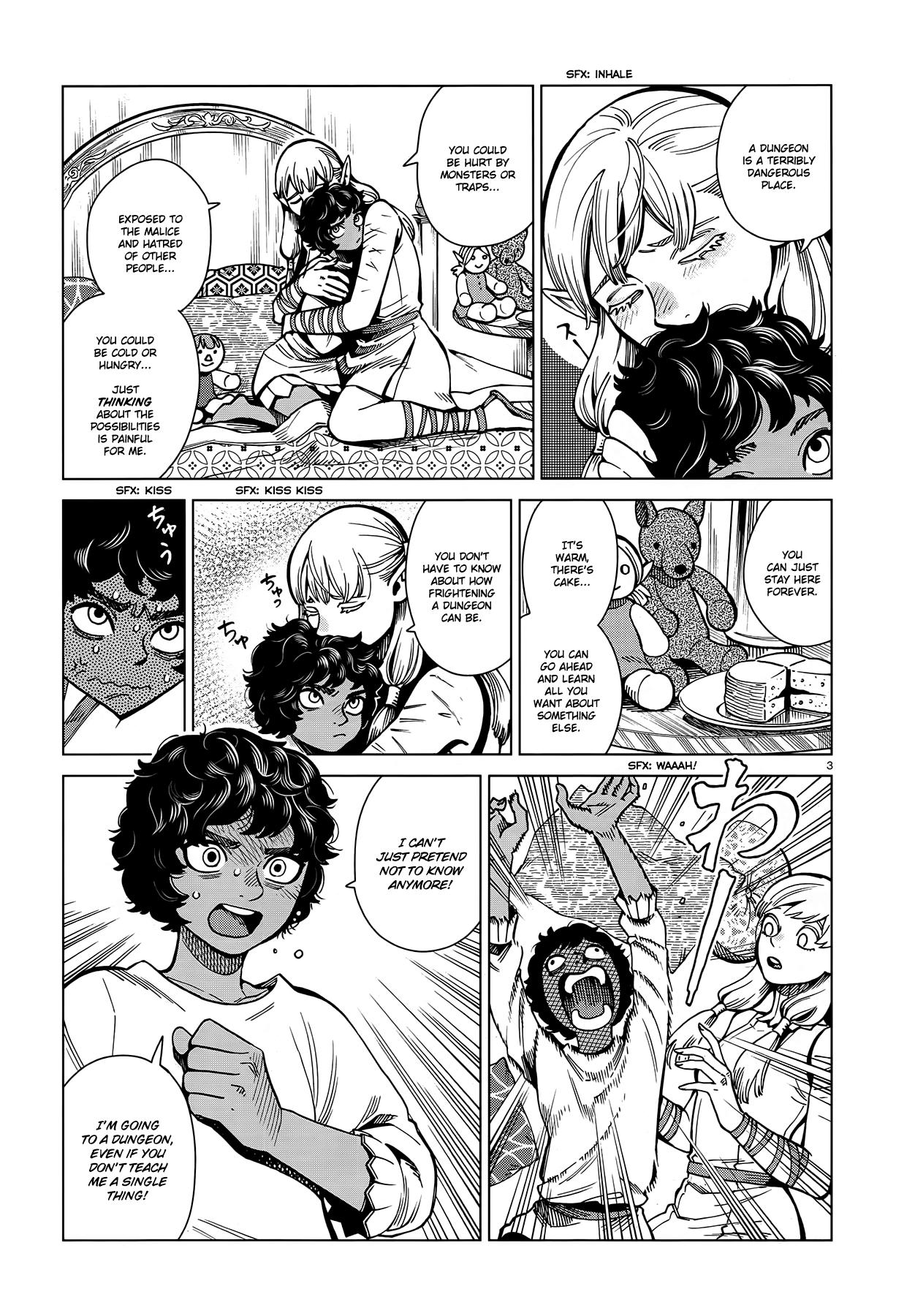 Dungeon Meshi Chapter 61: Roasted Walking Mushroom page 3 - Mangakakalot