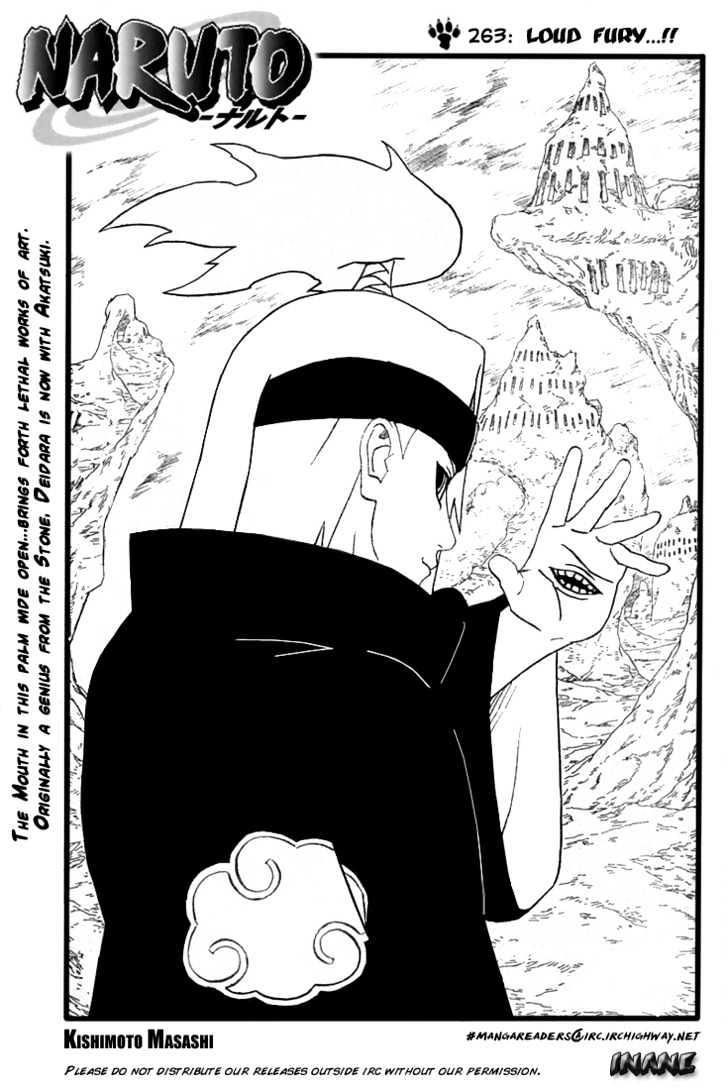 Vol.30 Chapter 263 – Getting Angry with a Loud Voice…!! | 1 page