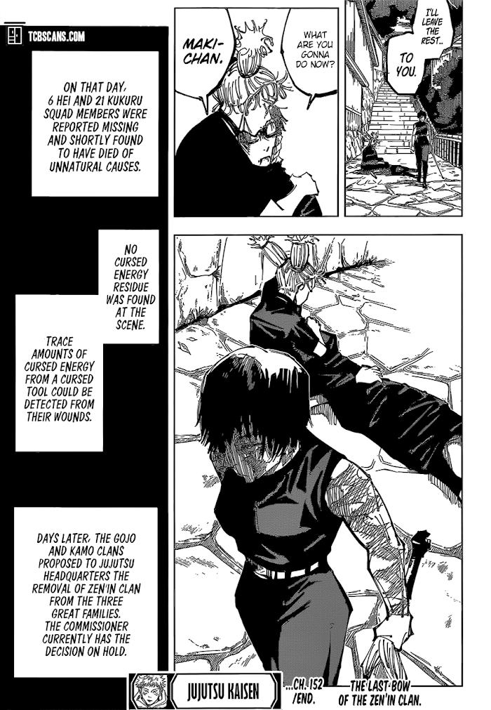 Jujutsu Kaisen Chapter 152 page 10 - Mangakakalot